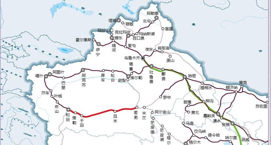 新疆最新地图交通图｜新疆交通详图全新发布