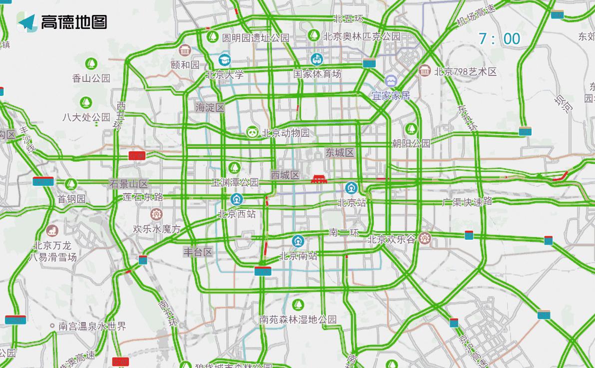 京承高速实时拥堵情况